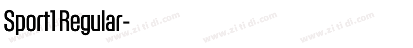 Sport1 Regular字体转换 Sport1 Regular字体转换